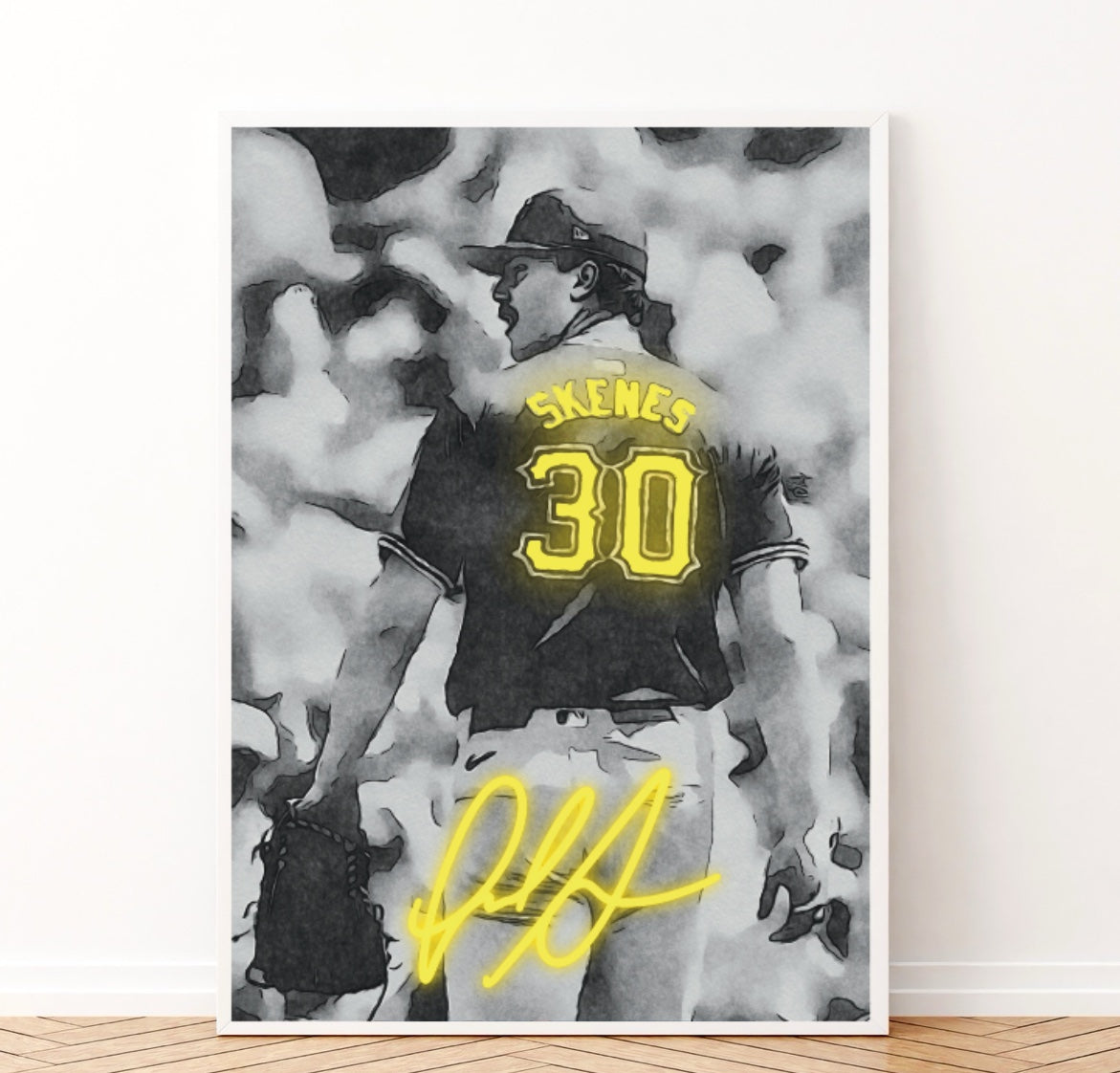 Paul Skenes Autograph Pittsburgh Pirates MLB Rooye Of The Year 2024 Signature Series MLB
