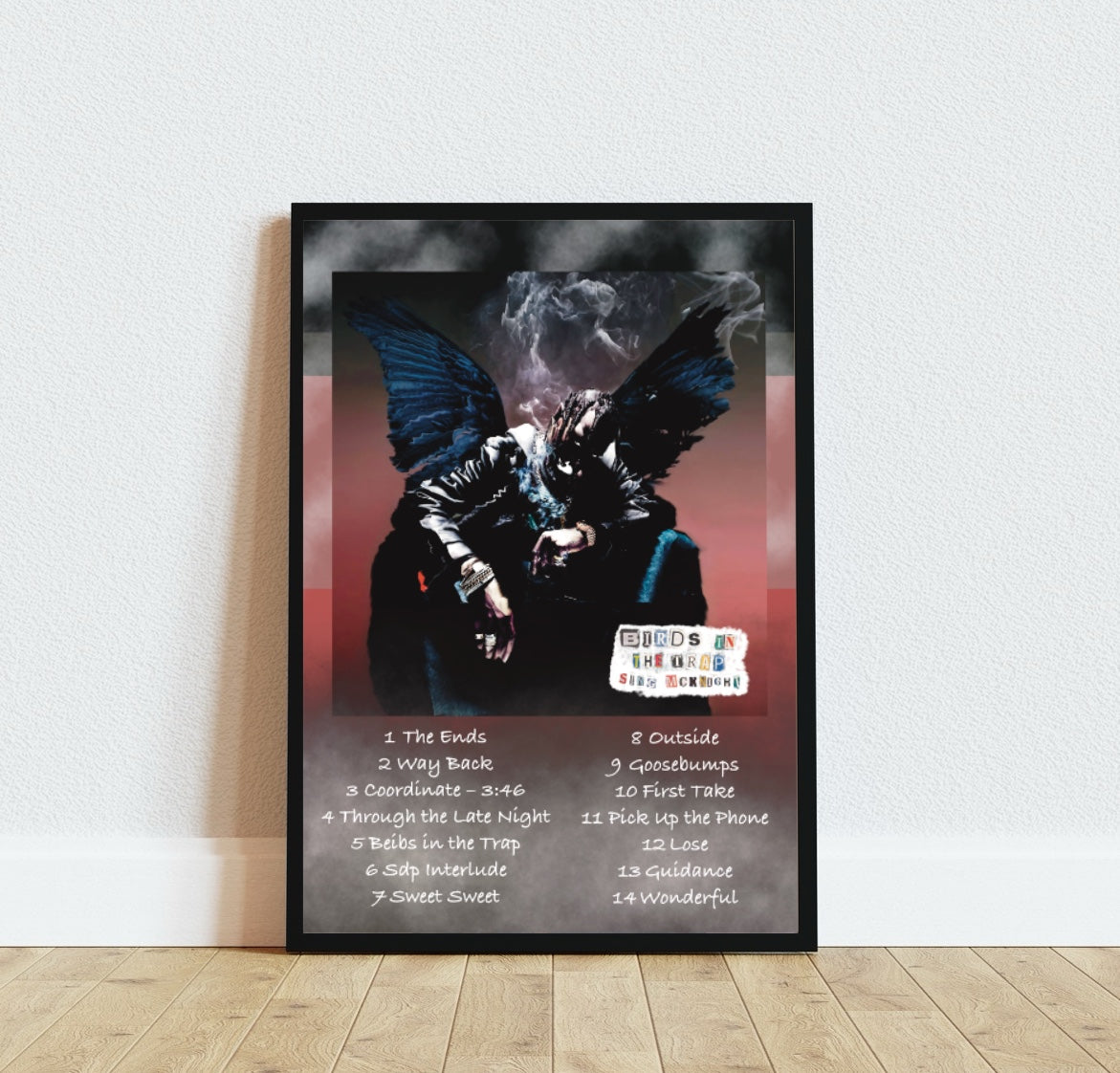 Travis Scott Album Birds in the Trap Sing McKnight 2016 Poster Cover Cactus Jack