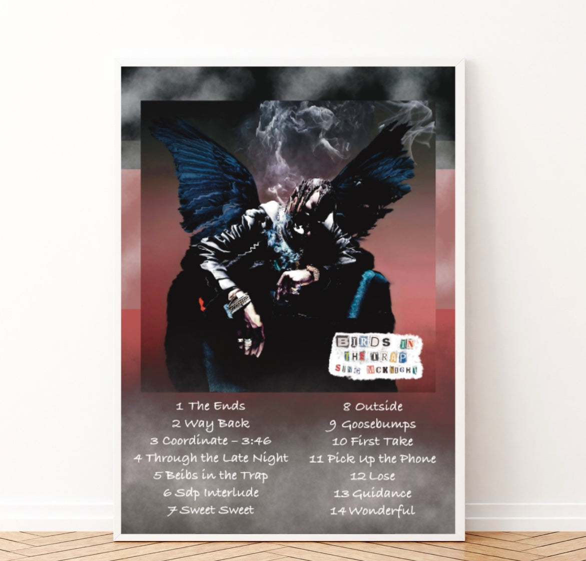 Travis Scott Album Birds in the Trap Sing McKnight 2016 Poster Cover Cactus Jack