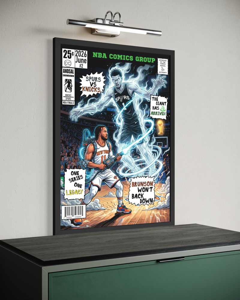 NBA Finals 2026 Knicks Spurs Comics Andsal Giugno #2