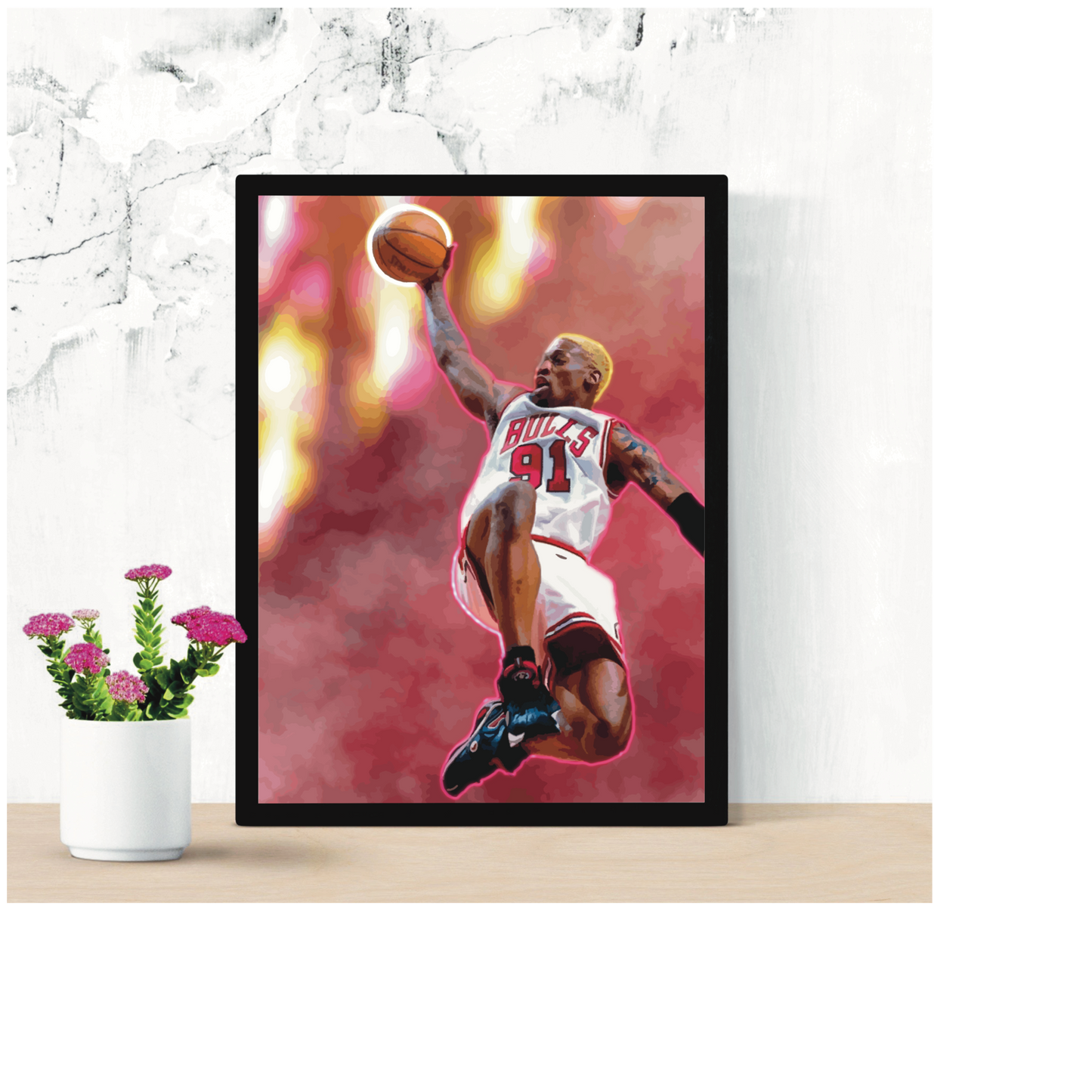 Dennis Rodman Chicago Bulls ICON