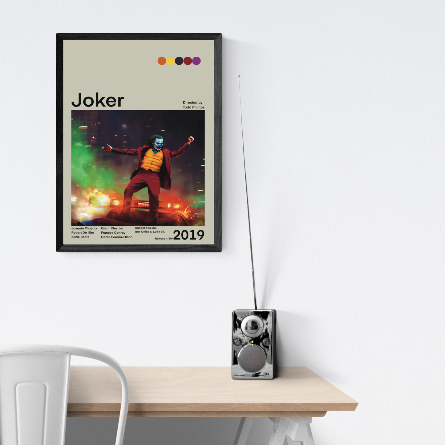 Joker 2019 Stampa Grafica Alta Qualità
