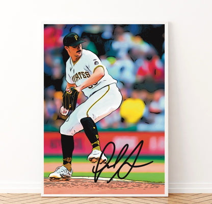 Paul Skenes Autograph Pittsburgh Pirates MLB 2024 Signature Series MLB