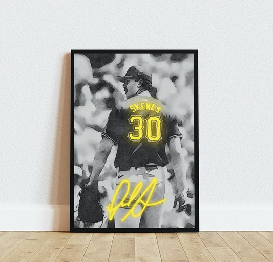 Paul Skenes Autograph Pittsburgh Pirates MLB Rooye Of The Year 2024 Signature Series MLB