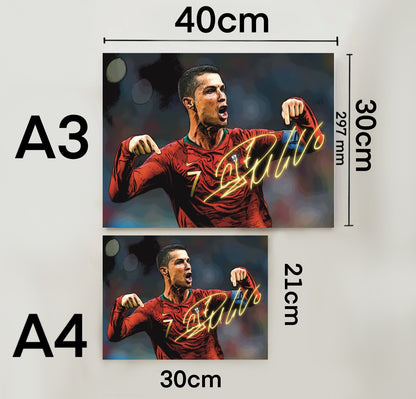 Cristiano Ronaldo CR7 Portogallo Autografo Signature Series EURO 2024 Germany