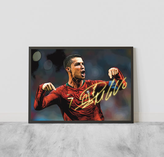 Cristiano Ronaldo CR7 Portogallo Autografo Signature Series EURO 2024 Germany