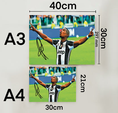 Paul Pogba Juventus 2013 Autografo Signature Series SERIE A