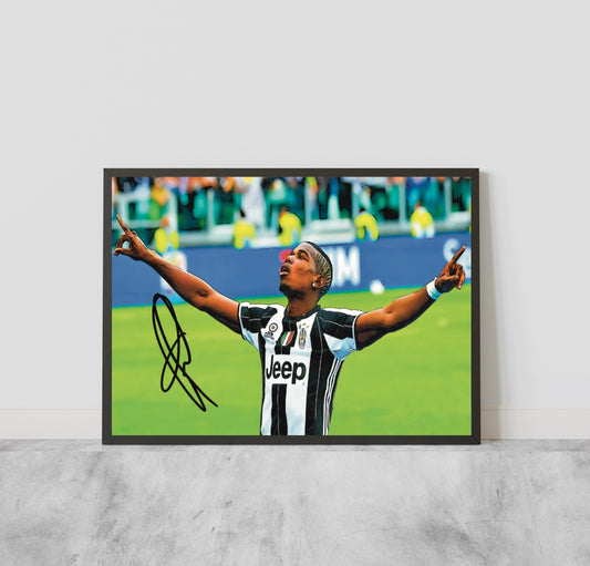 Paul Pogba Juventus 2013 Autografo Signature Series SERIE A