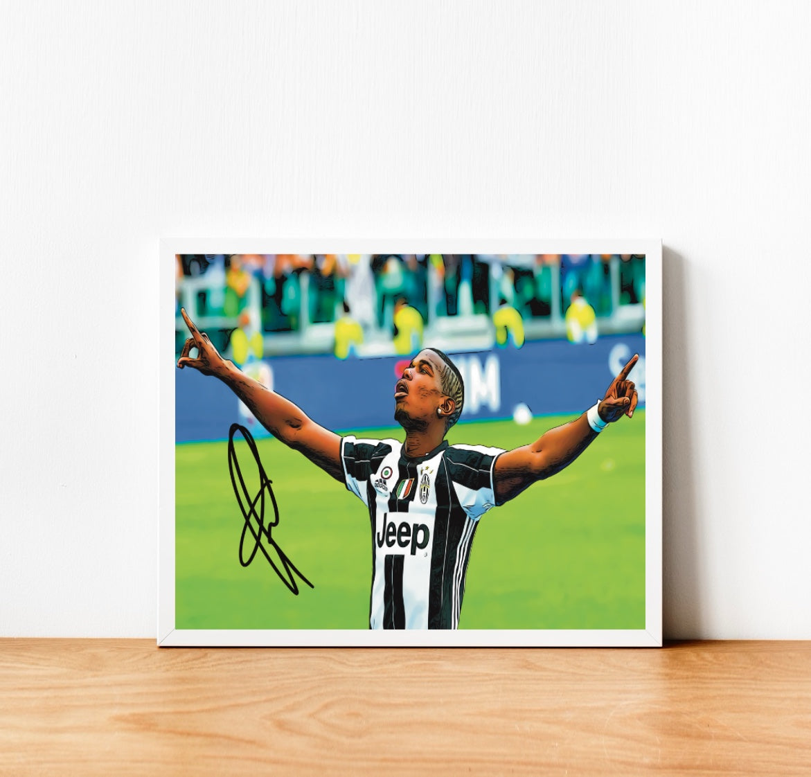 Paul Pogba Juventus 2013 Autografo Signature Series SERIE A