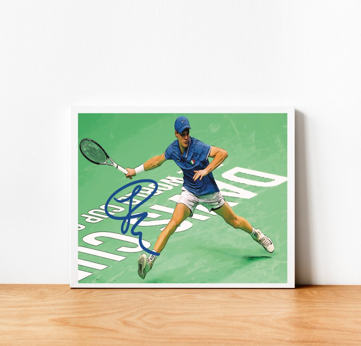 Jannik Sinner Coppa Davis Autografo Signature Series Tennis