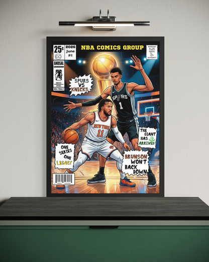 NBA Finals 2026 Knicks Spurs Comics Andsal Giugno #1
