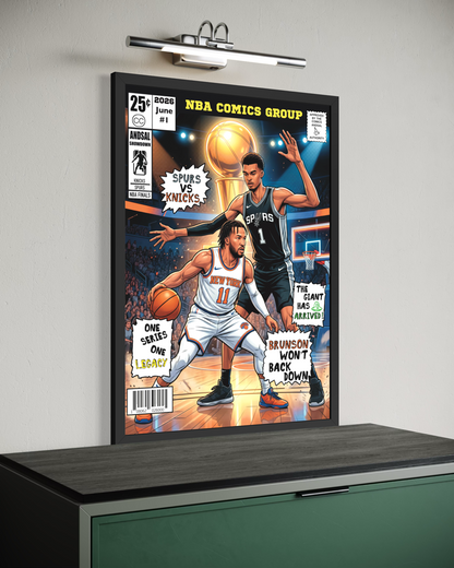 NBA Finals 2026 Knicks Spurs Comics Andsal Giugno #1