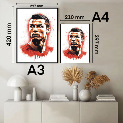 Cristiano Ronaldo Portogallo CR7 Stampa Grafica