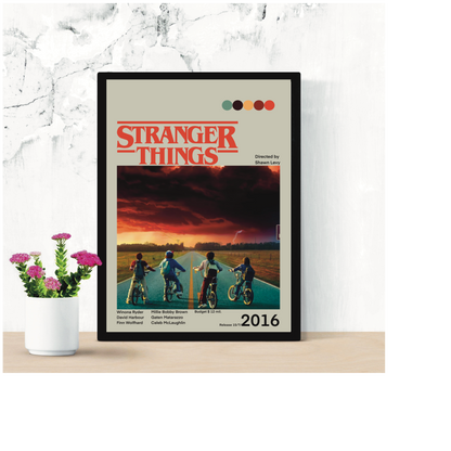 Stranger Things 1 Stampa Grafica Alta Qualità