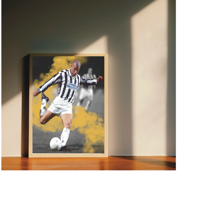 Gianluca Vialli Juventus Stampa Grafica Alta Qualità
