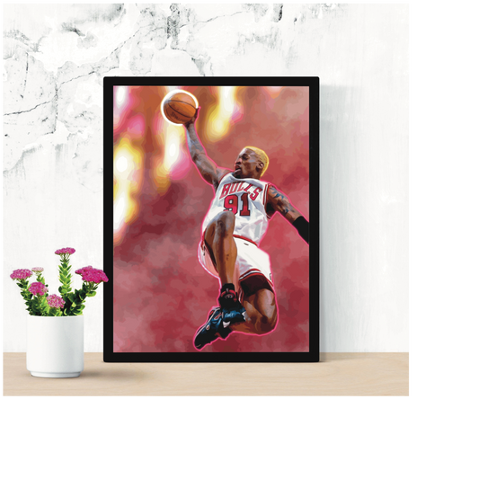 Dennis Rodman Chicago Bulls ICON