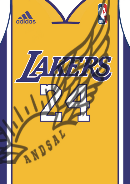 Los Angeles Lakers 2010 #24 Jersey Design