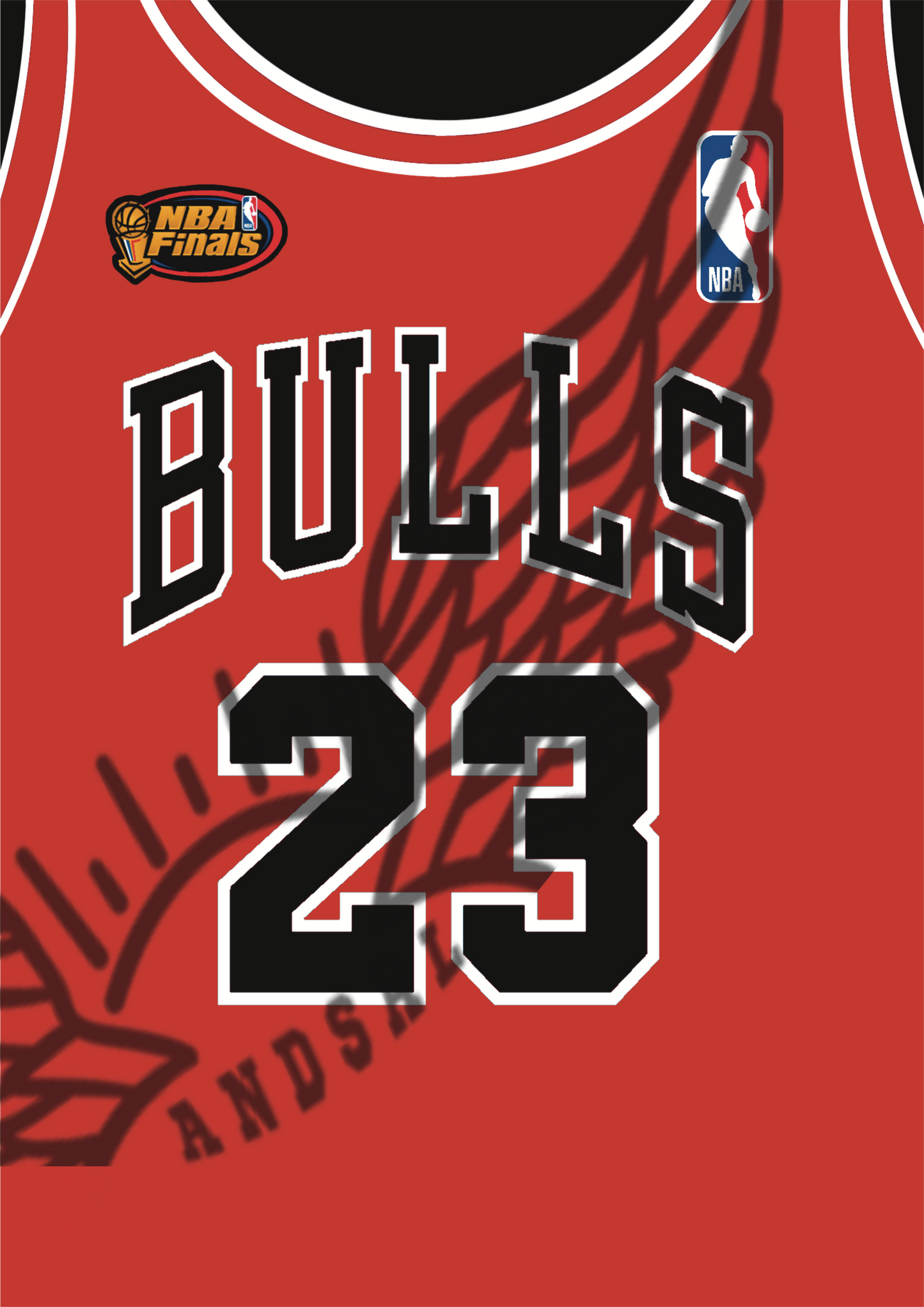 Chicago Bulls 1998 #23 Jersey Design