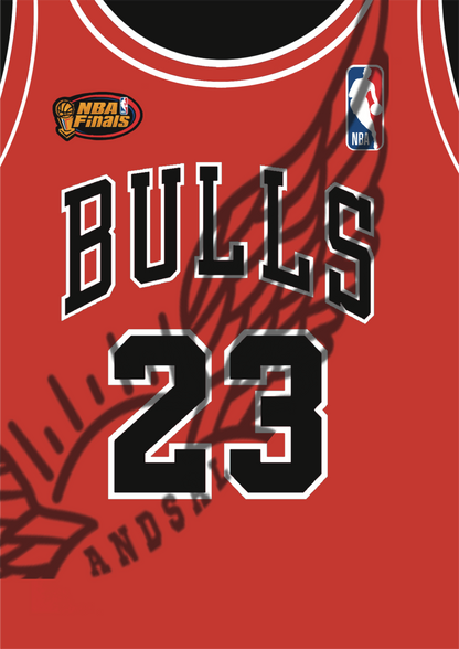 Chicago Bulls 1998 #23 Jersey Design