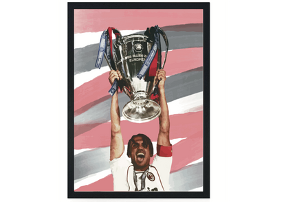 Paolo Maldini A.C. Milan Stampa Grafica