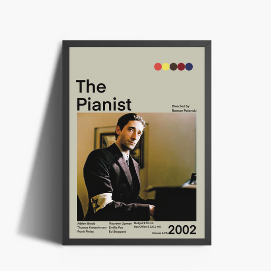 Il Pianista 2002 Stampa Grafica Alta Qualità