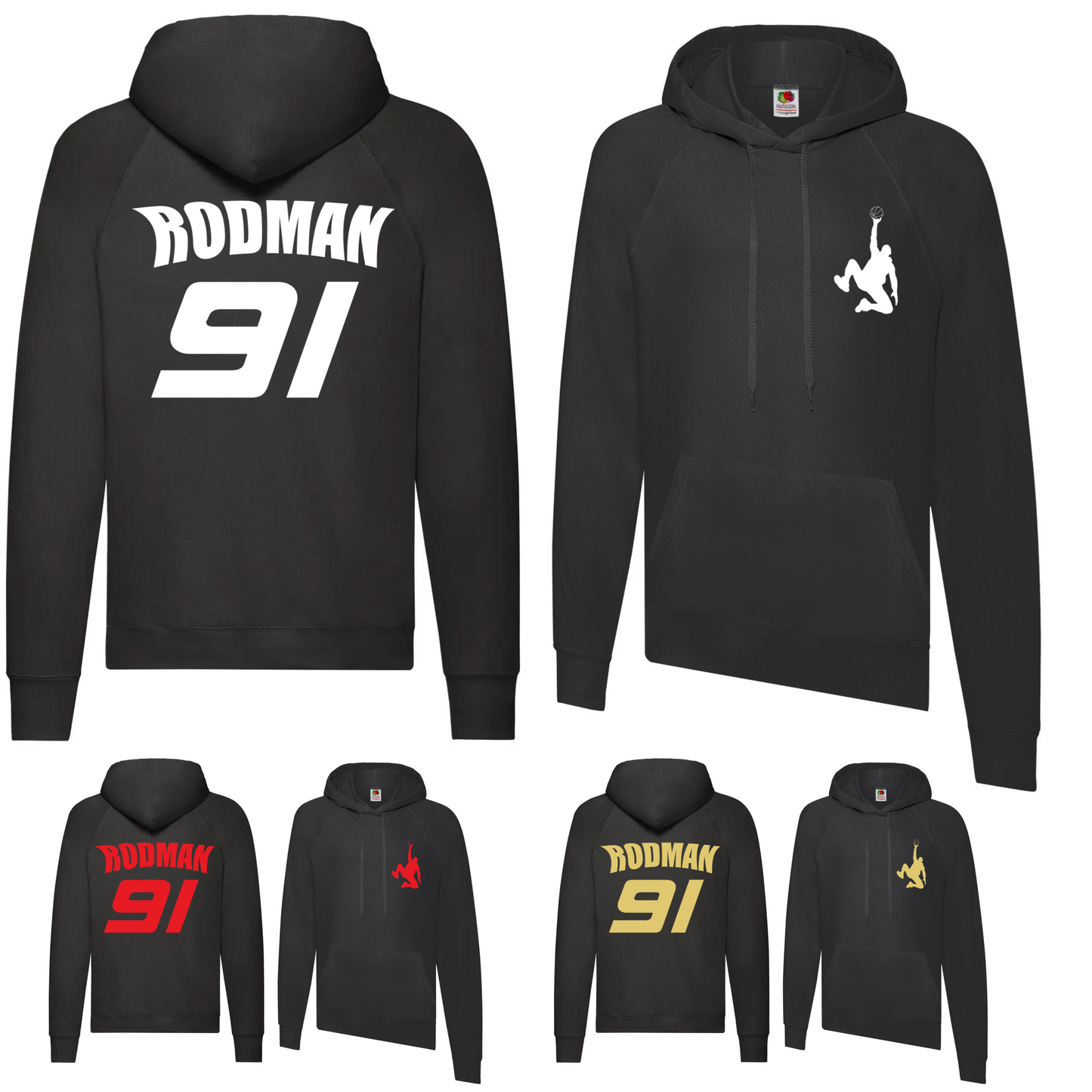 RODMAN 91 Felpa