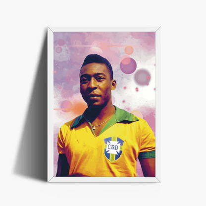 Pelé Brasile Stampa Grafica