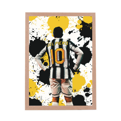 Alex Del Piero Juventus Stampa Grafica Alta Qualità
