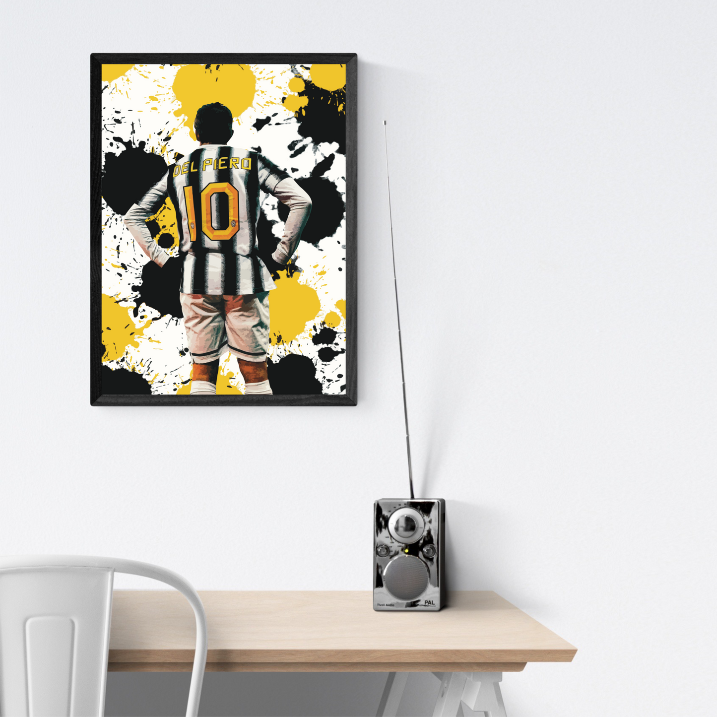 Alex Del Piero Juventus Stampa Grafica Alta Qualità
