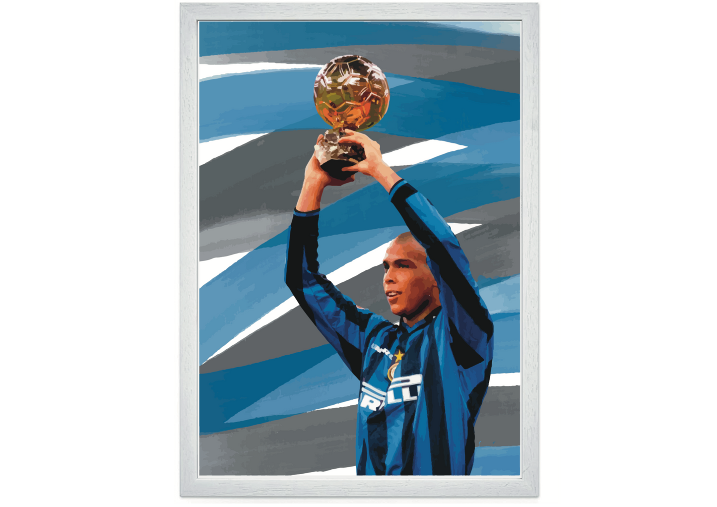 Ronaldo Inter pallone d’oro Stampa Grafica