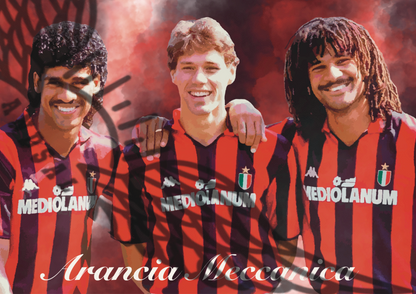 Arancia Meccanica A.C. Milan Stampa Grafica Alta Qualità