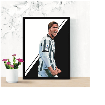 Vlahovic Juventus Stampa Grafica