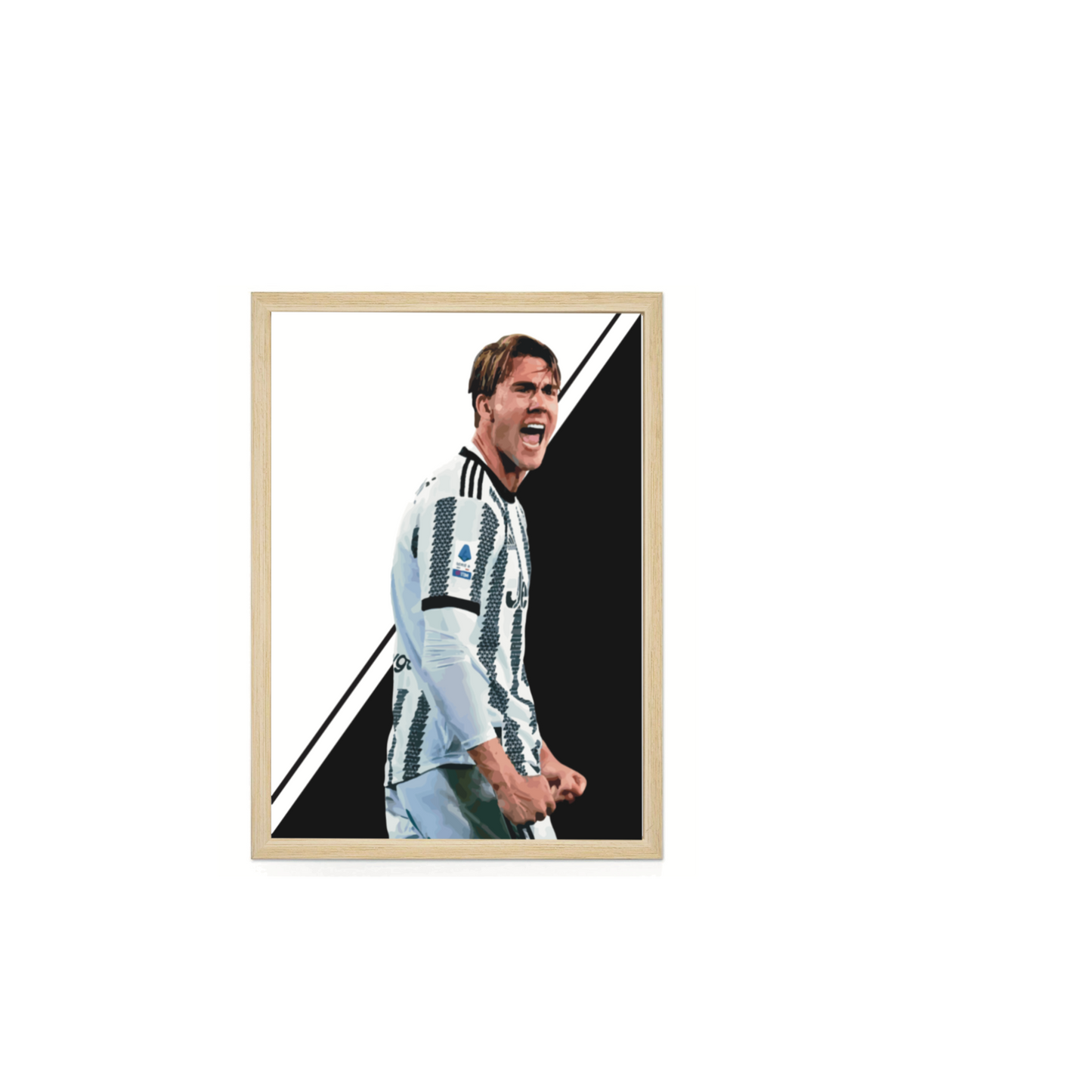 Vlahovic Juventus Stampa Grafica