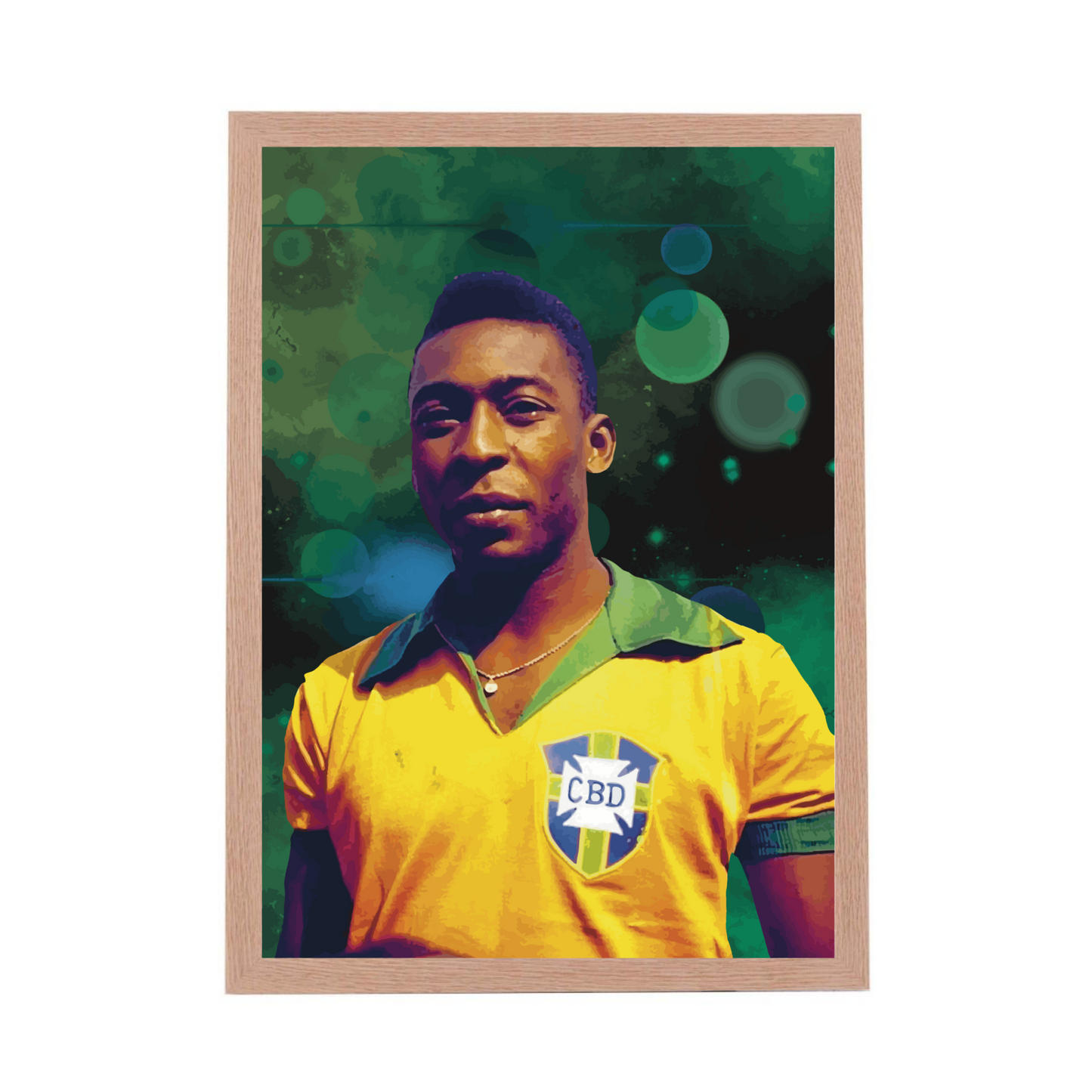 Pelé Brasile Stampa Grafica