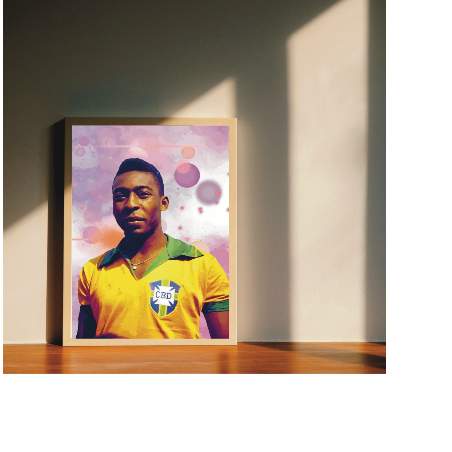 Pelé Brasile Stampa Grafica