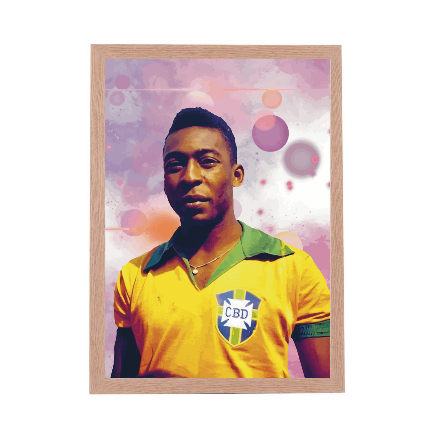 Pelé Brasile Stampa Grafica