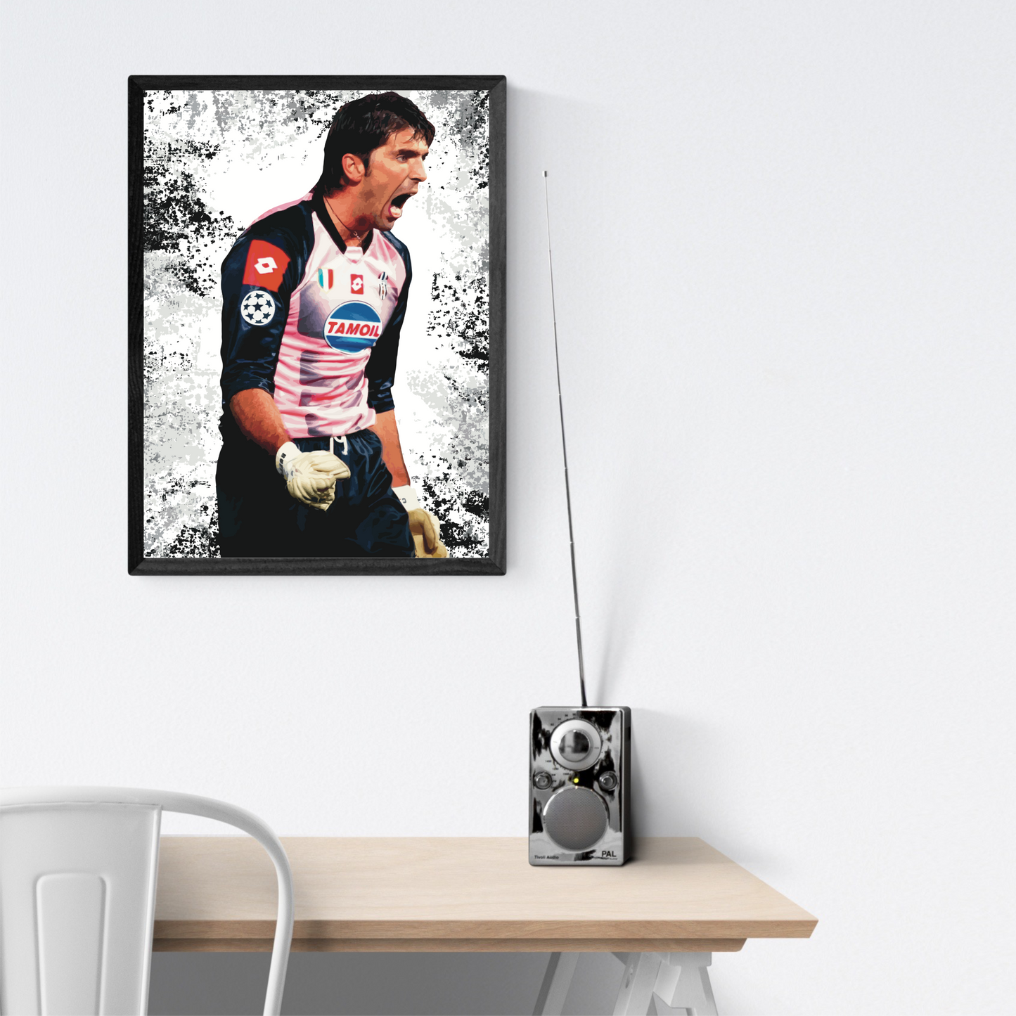 Gigi Buffon Juventus Scudetto Stampa Grafica Alta Qualità