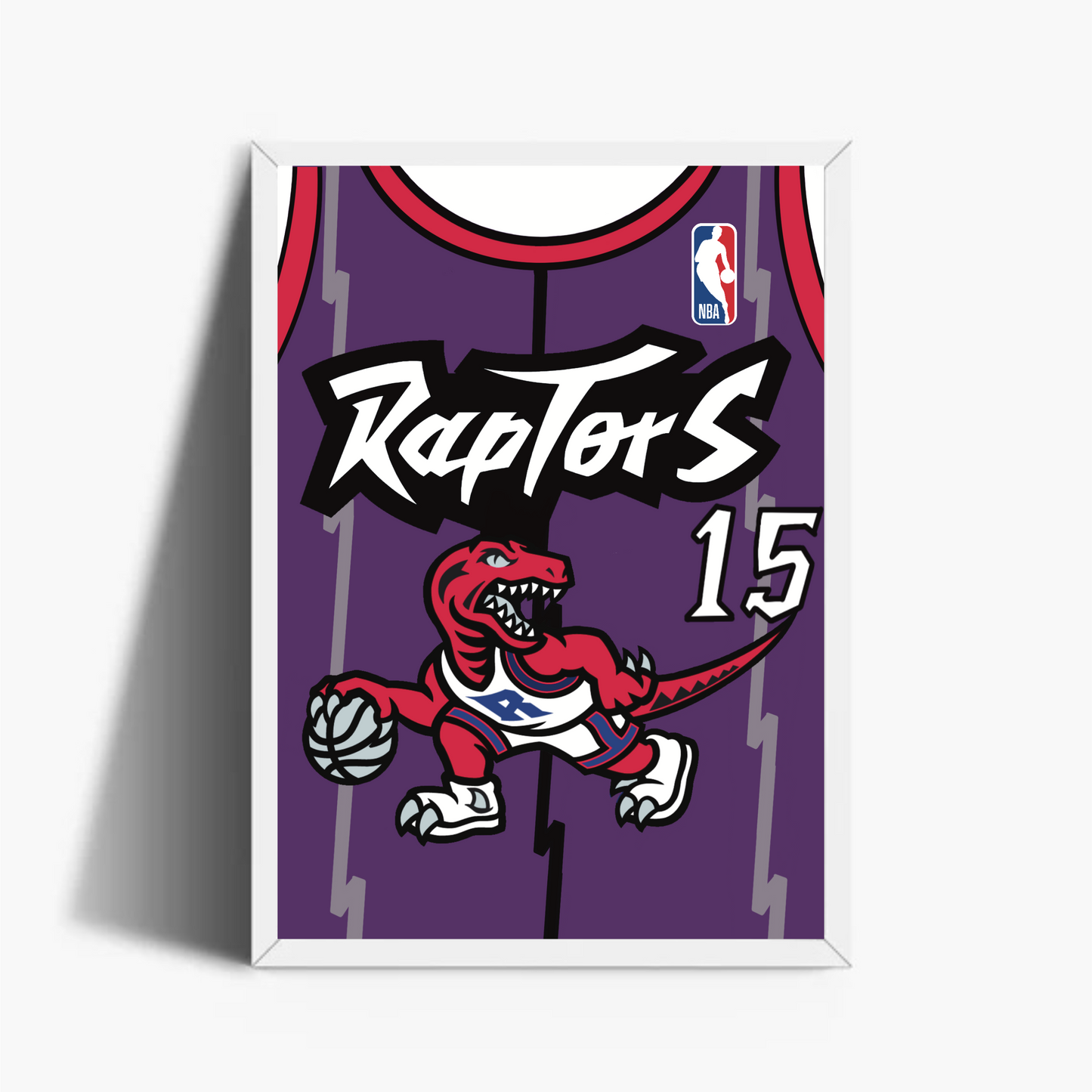 Toronto Raptors 1999 #15 Jersey Design
