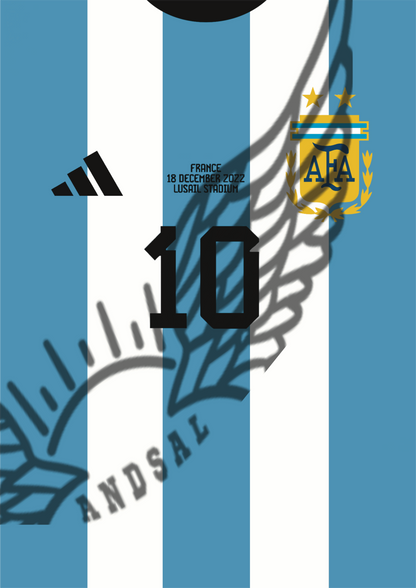 Argentina Mondiali 2022 Messi 10