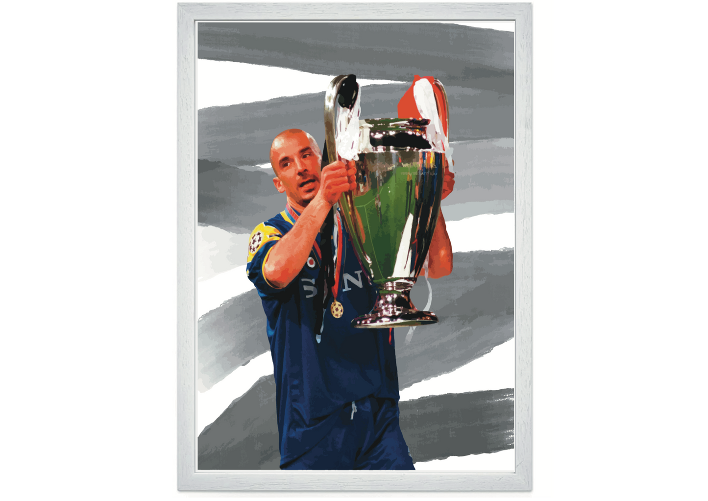 Gianluca Vialli Juventus Champions League Stampa Grafica