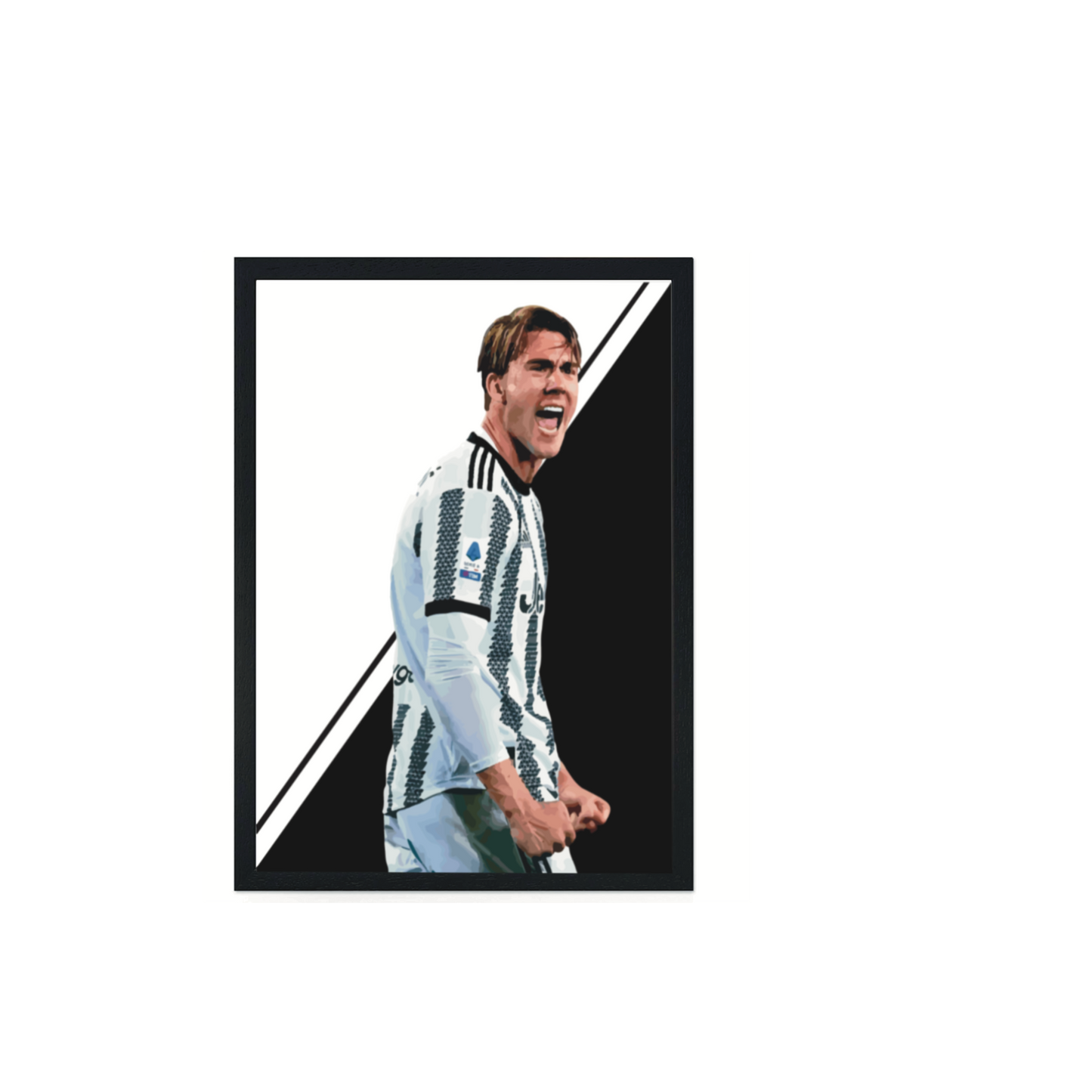 Vlahovic Juventus Stampa Grafica