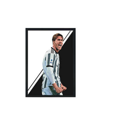 Vlahovic Juventus Stampa Grafica