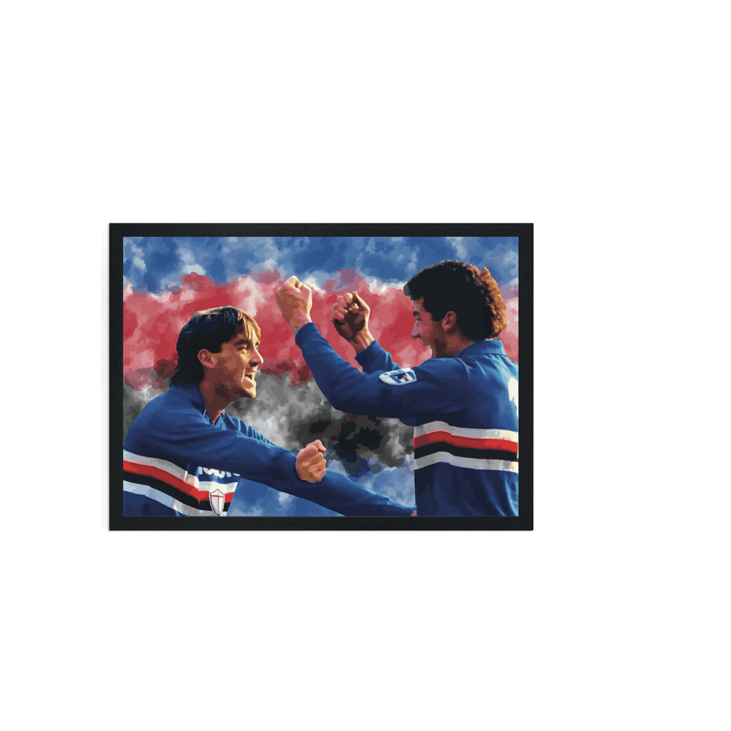 Vialli & Mancini Sampdoria Stampa Grafica