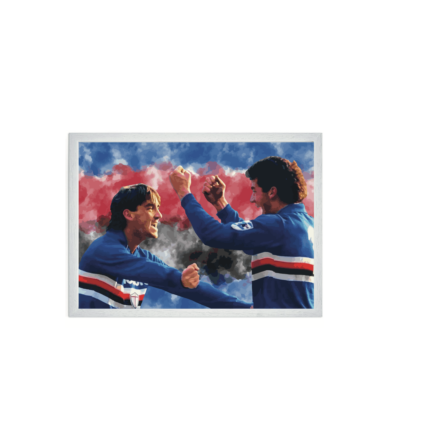 Vialli & Mancini Sampdoria Stampa Grafica