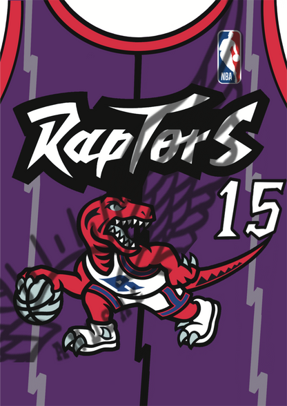 Toronto Raptors 1999 #15 Jersey Design