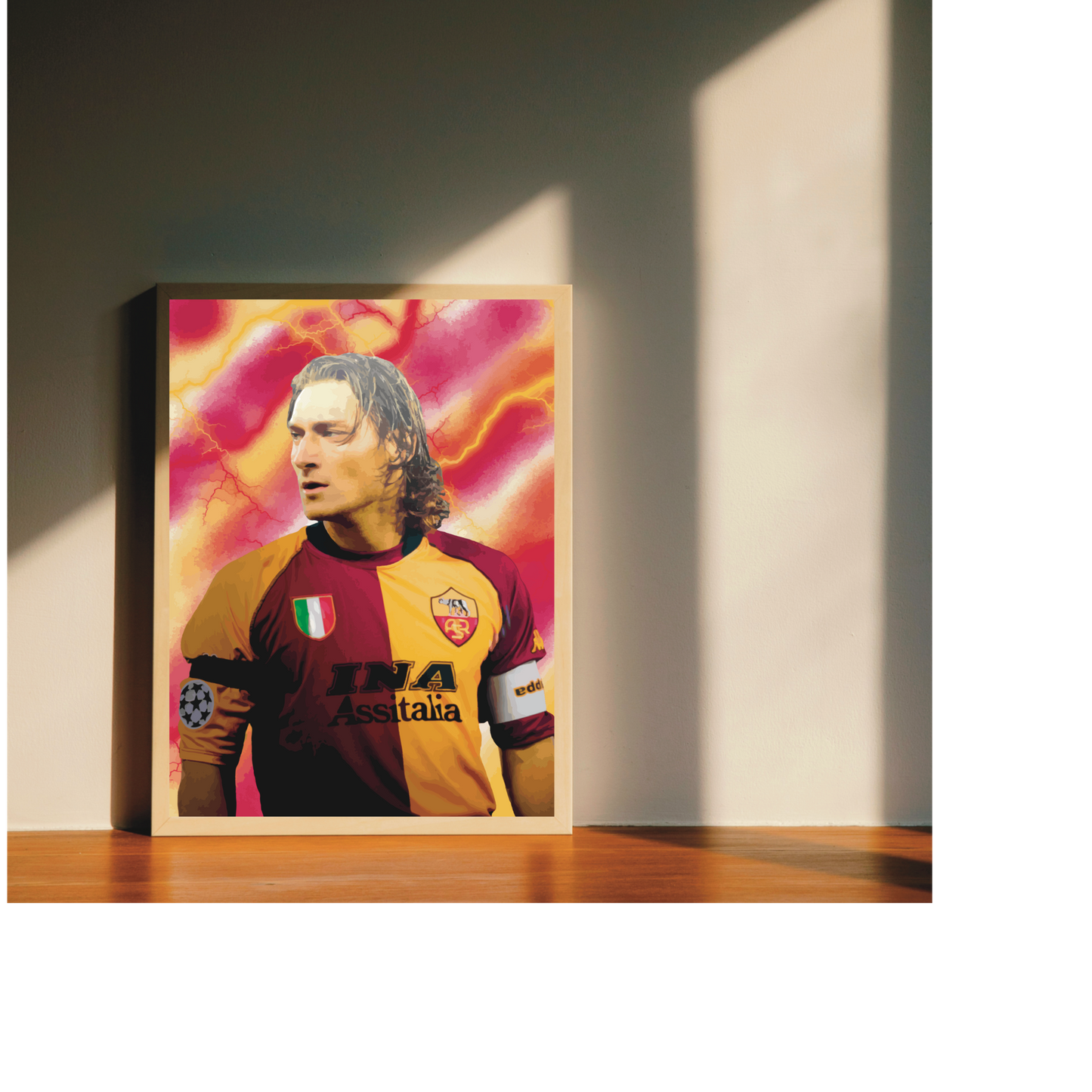 Francesco Totti Roma Scudetto Stampa Grafica Alta Qualità