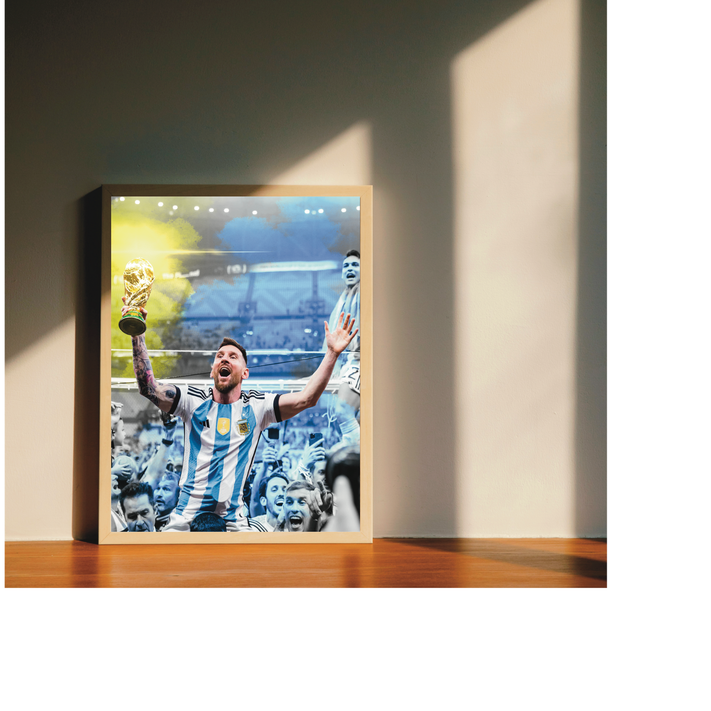 Messi Argentina Coppa Del Mondo Stampa Grafica Alta Qualità