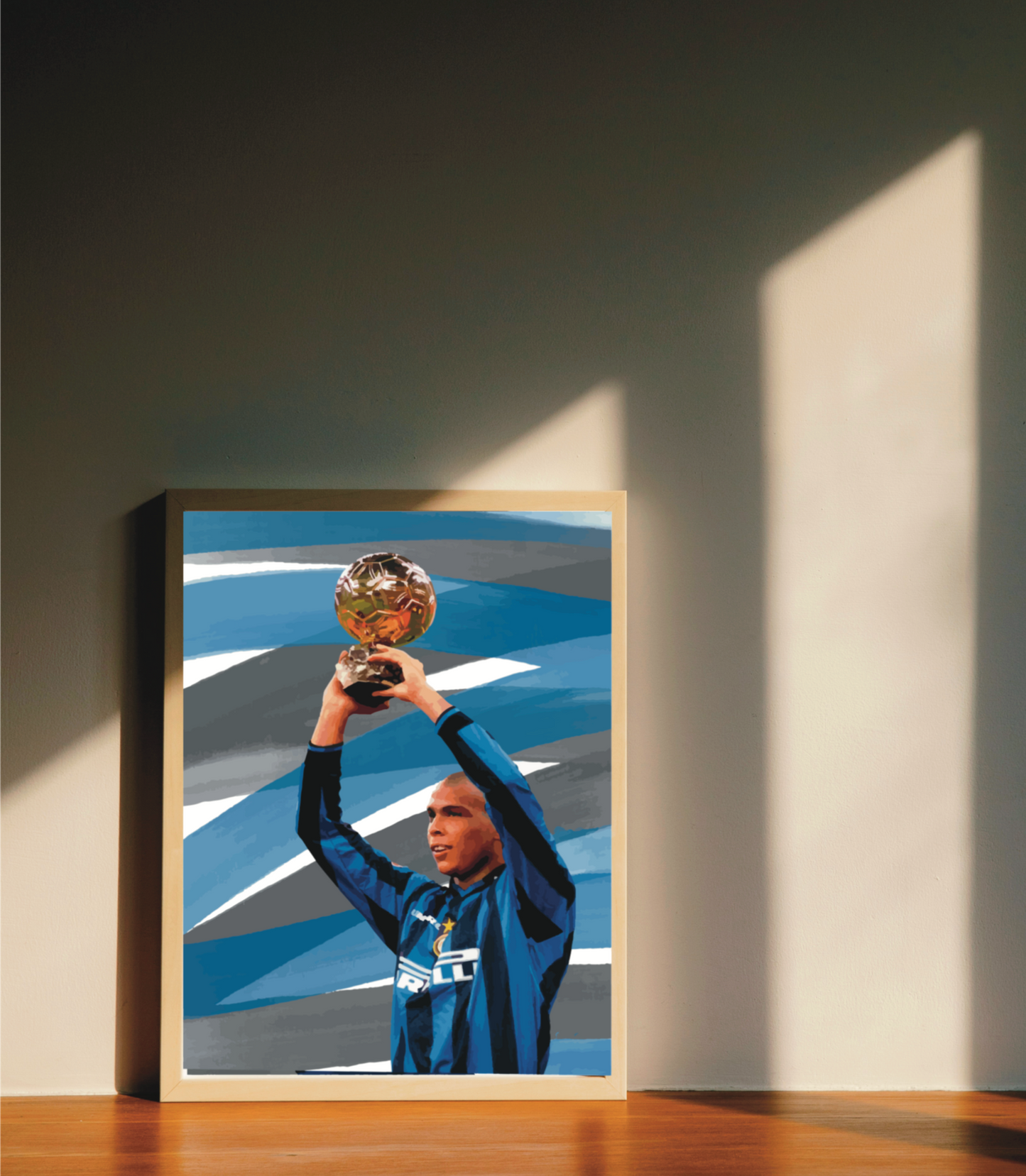 Ronaldo Inter pallone d’oro Stampa Grafica