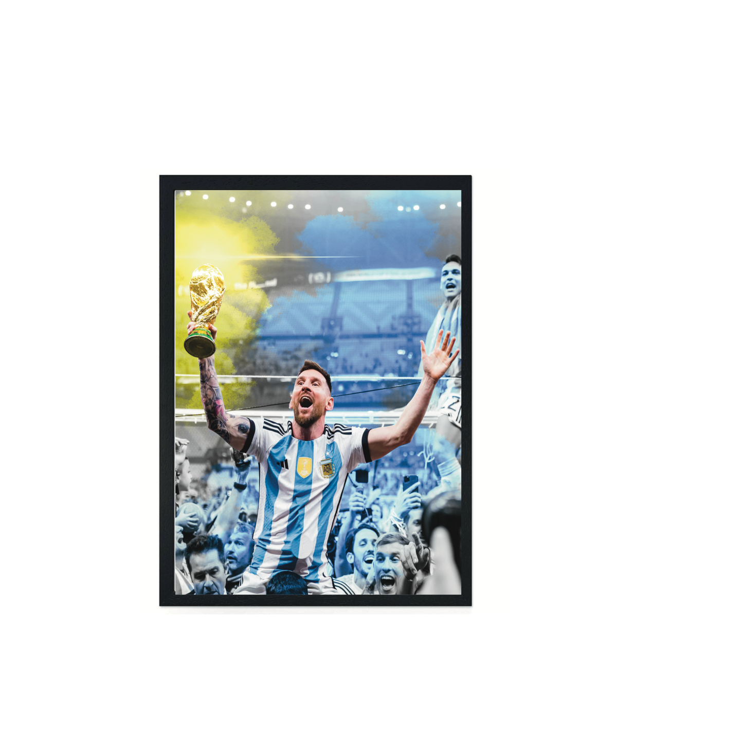 Messi Argentina Coppa Del Mondo Stampa Grafica Alta Qualità