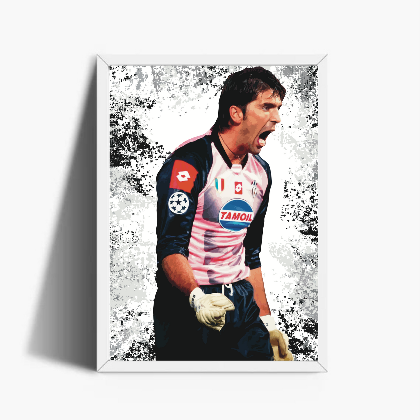 Gigi Buffon Juventus Scudetto Stampa Grafica Alta Qualità